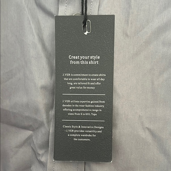 J.VER Gray Men's Shirt - Picture 10 of 12